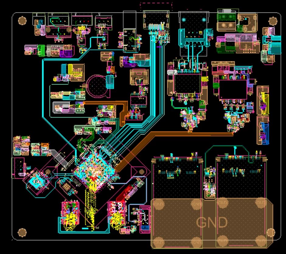 物联网风口，RK3658 PCB设计打造连接万物的核心枢纽学员设计项目展示8层板